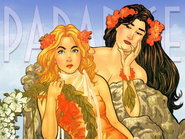 Strangers in Paradise Katchoo y Francine