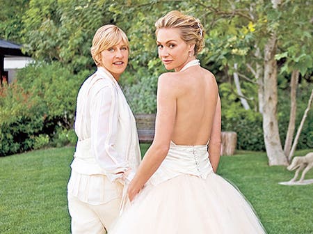 Ellen Degeneres y Portia de Rossi celebraron así su noveno aniversario