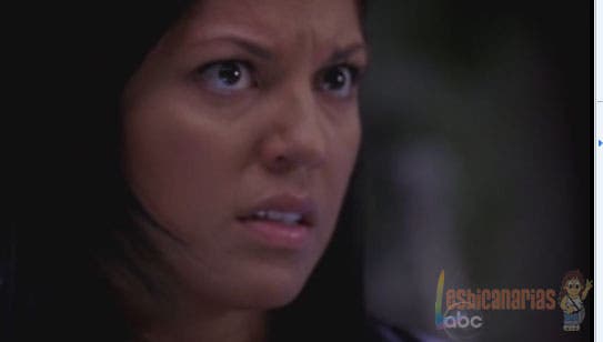 Callie Torres asustada