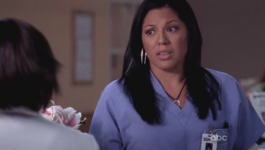 Callie Torres preocupada