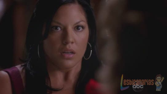 Callie Torres asustada