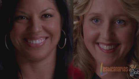 Callie y Erica sonriendo