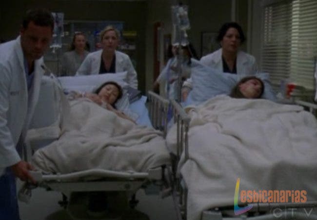 Callie y Arizona trabajando