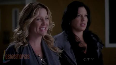 Callie y Arizona sorprendidas