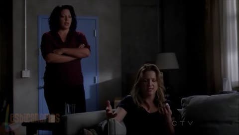 Callie y Arizona discutiendo