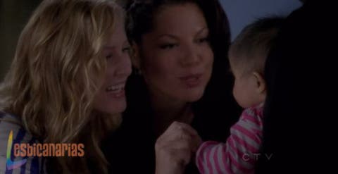 Callie y Arizona con Sophia