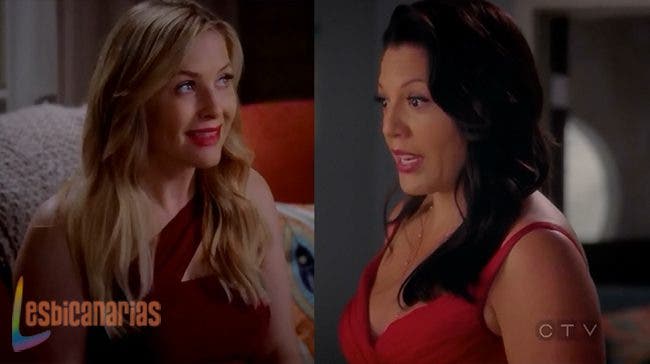 Callie y Arizona discutiendo