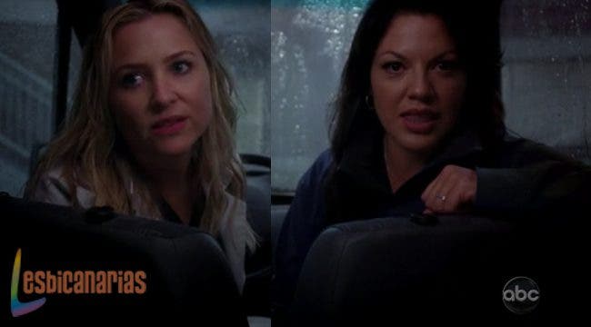 Callie y Arizona escuchando