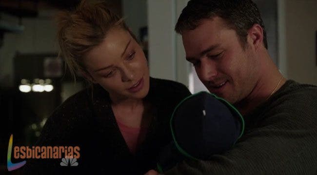 Shay, Severide y el bebe