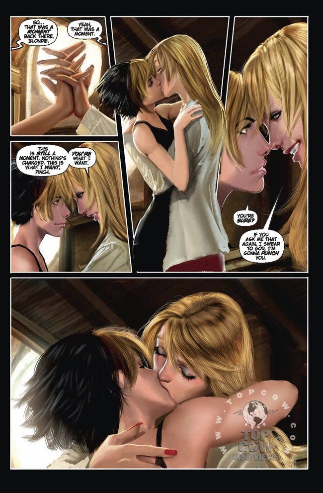 Dani y Finch Angelus Comic Lesbico