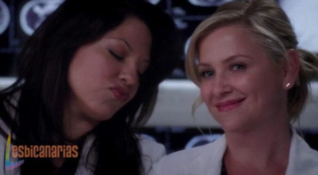 Callie y Arizona disfrutando de lo lindo