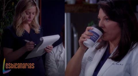 Callie observando a Arizona