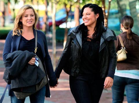 Callie y Arizona pareja lésbica