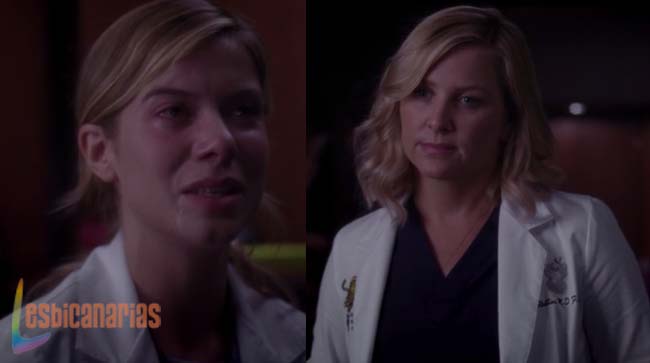 Arizona se encuentra a Leah llorando