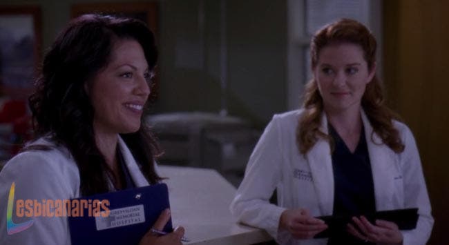 Callie hablando con Kepner