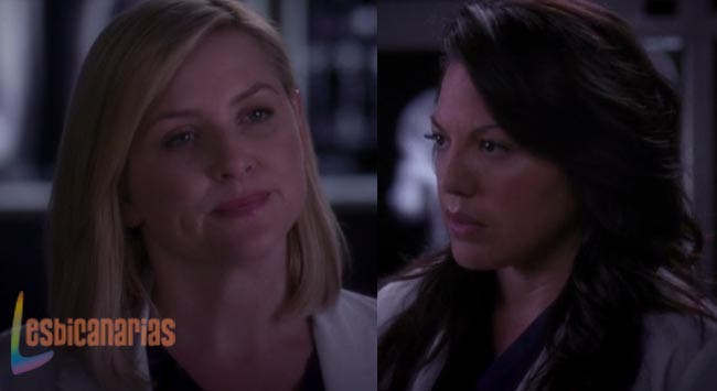 Callie y Arizona hablando