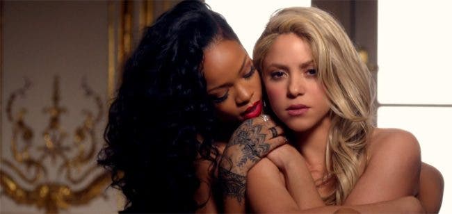 Shakira y Rihanna le ponen un toque lésbico a «Can’t Remember To Forget You»