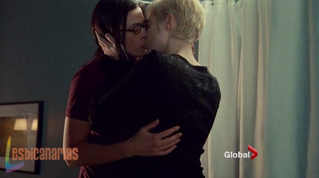 Gail y Holly pareja lésbica rookie blue