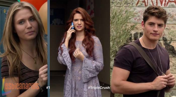 Amy, Karma y Liam en Faking It