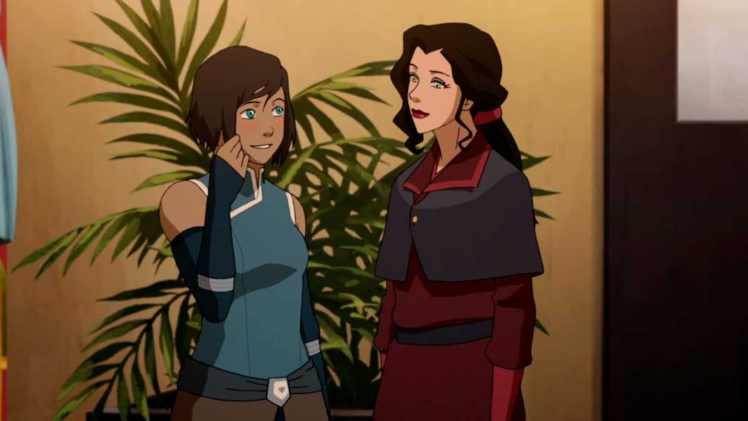 Korra y Asami son canon en el final de La Leyenda de Korra – Korrasami