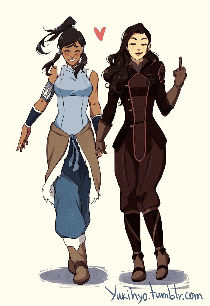 Korra y Asami