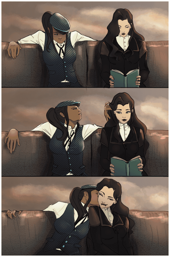 Korra y Asami