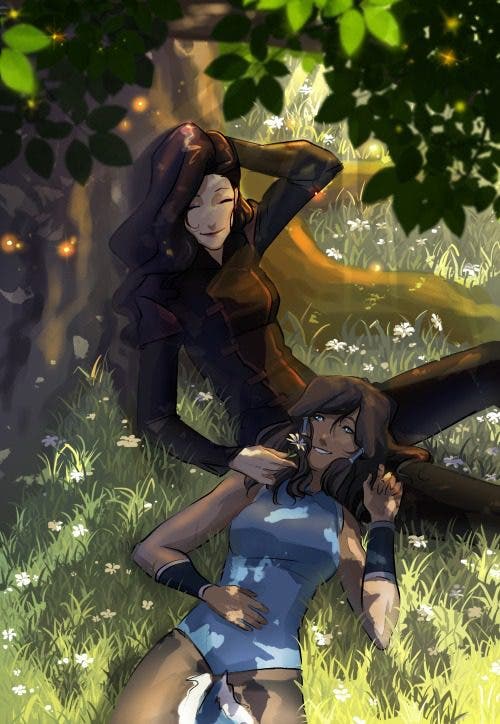 Korra y Asami