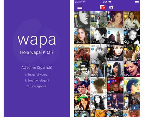 Aplicación Wapa conocer lesbianas