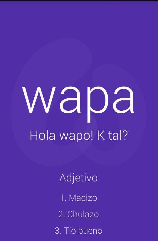 Wapa Aplicación