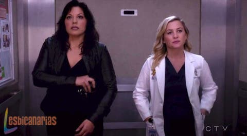 Callie y Arizona en Anatomía de Grey