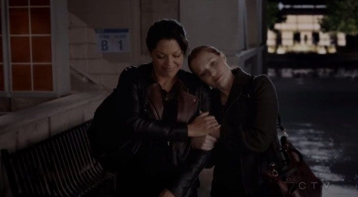 Callie y Penny caminando juntas