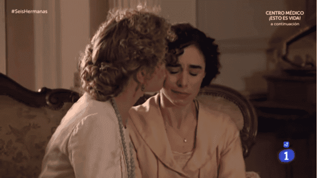 beso diana a celia