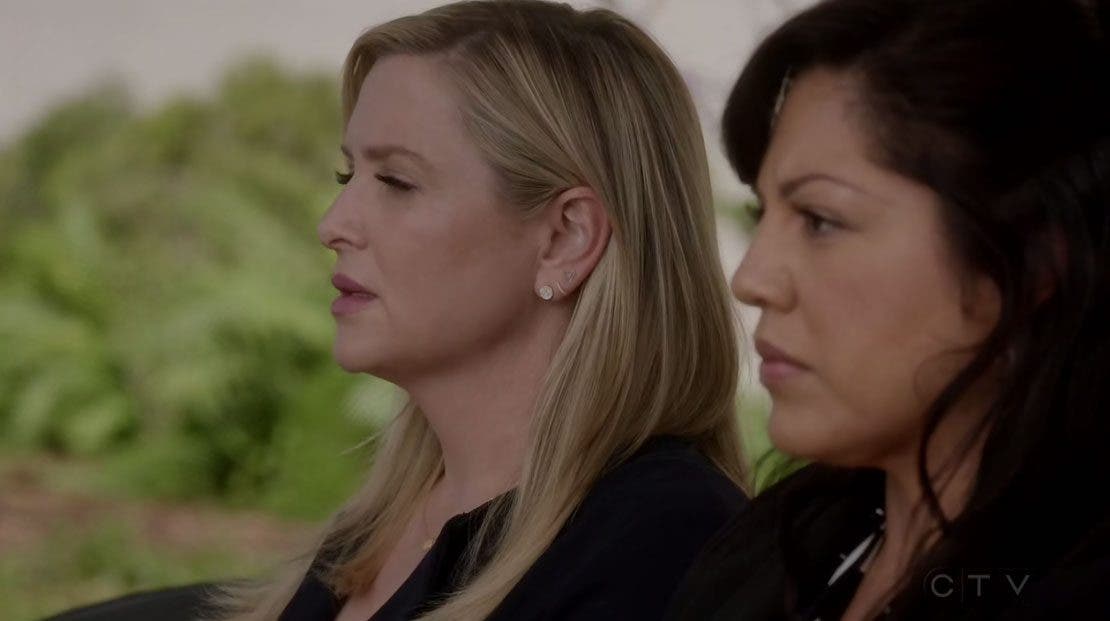 Callie y Arizona platicando