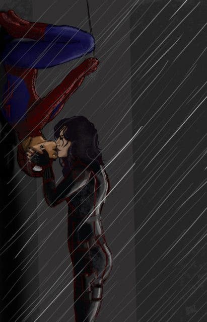 Spiderman Laura + Black Widow Carmilla Vía blindwire.tumblr.com