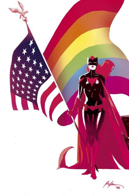 A Batwoman pinup by Rafael Albuquerque (Vía nytimes.com)