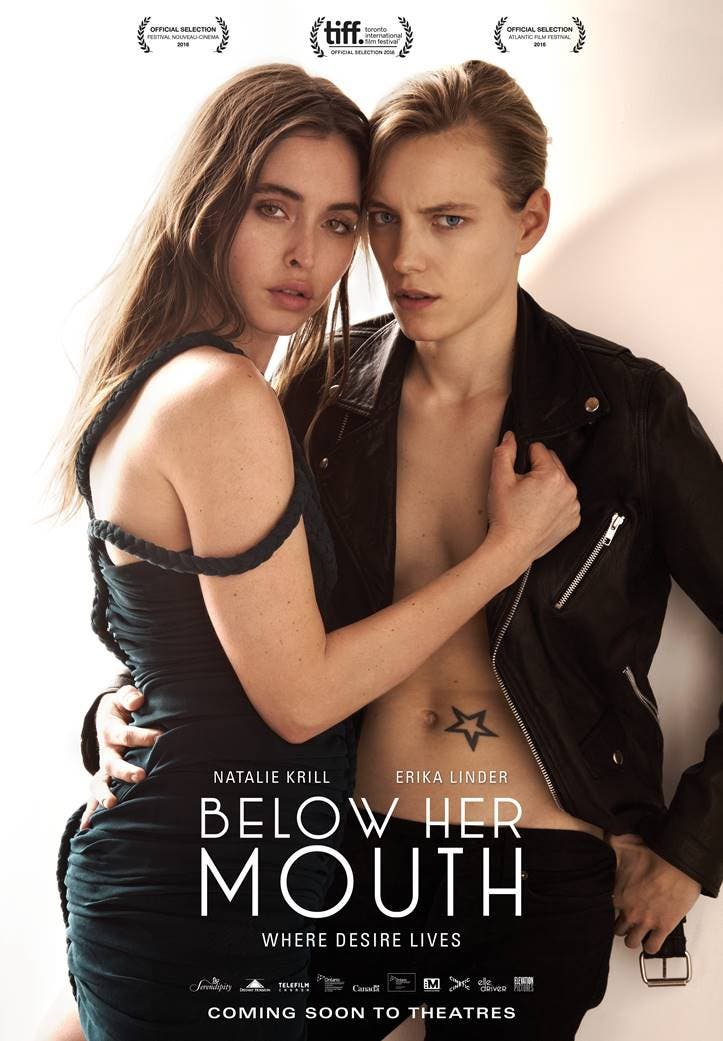 below her mouth poster