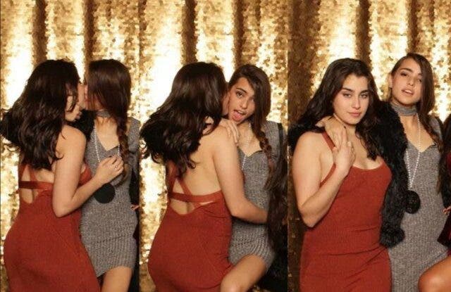 Lauren Jauregui y Lucy Vives en una fiesta