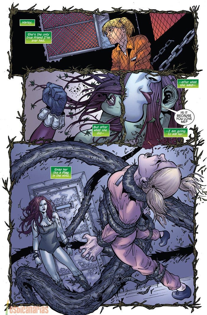 Poison Ivy vs Harley Quinn