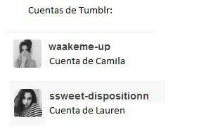 Cuentas de Tumbrl Camren