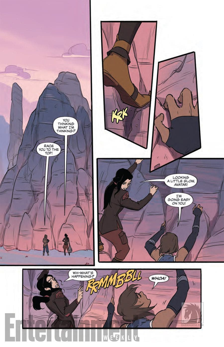 cómic de Korra y Asami