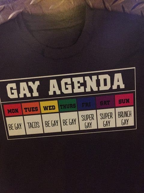 Agenda Gay Camiseta