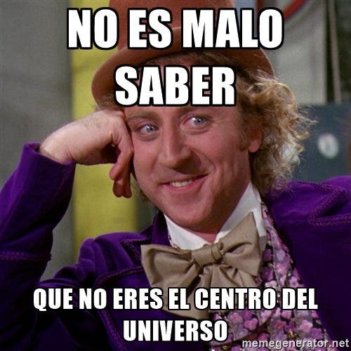 Noereselcentrodeluniverso