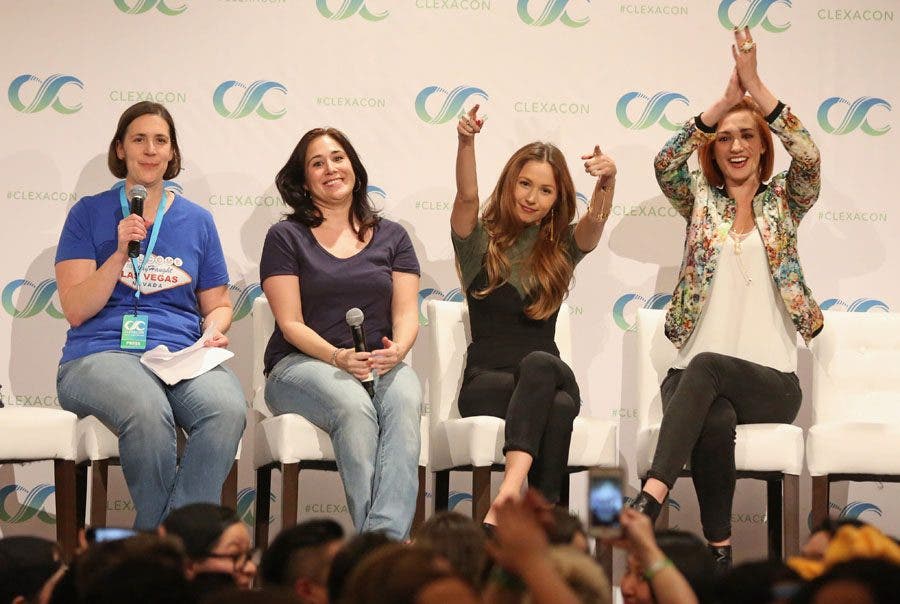 Panel de Wynonna Earp en la ClexaCon