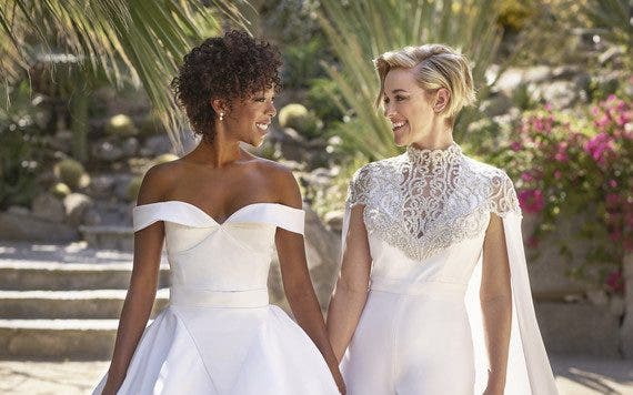 Samira Wiley y Lauren Morelli boda