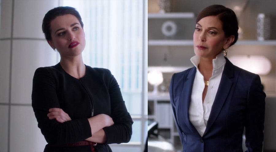 Lena y Rhea en Supergirl