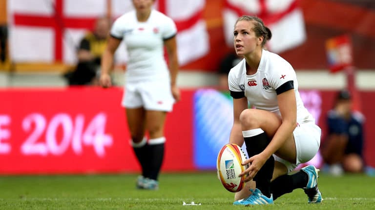 Emily Scarrett jugadora de Rugby