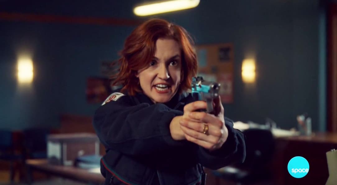 Nicole Haught cabreada