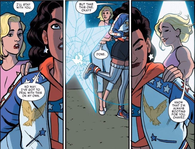 Lisa y America Chavez se despiden