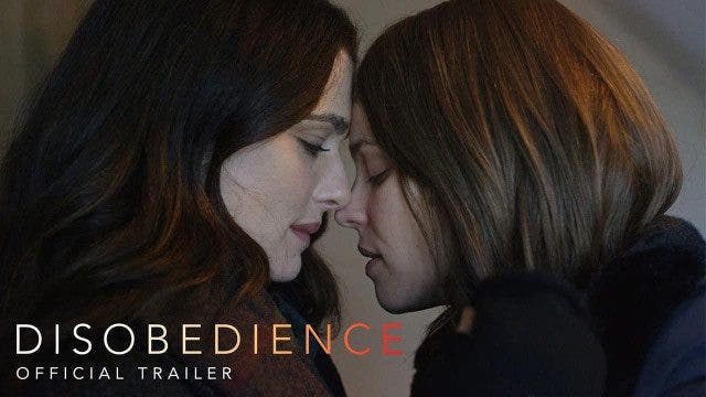 Disobedience Trailer película lésbica