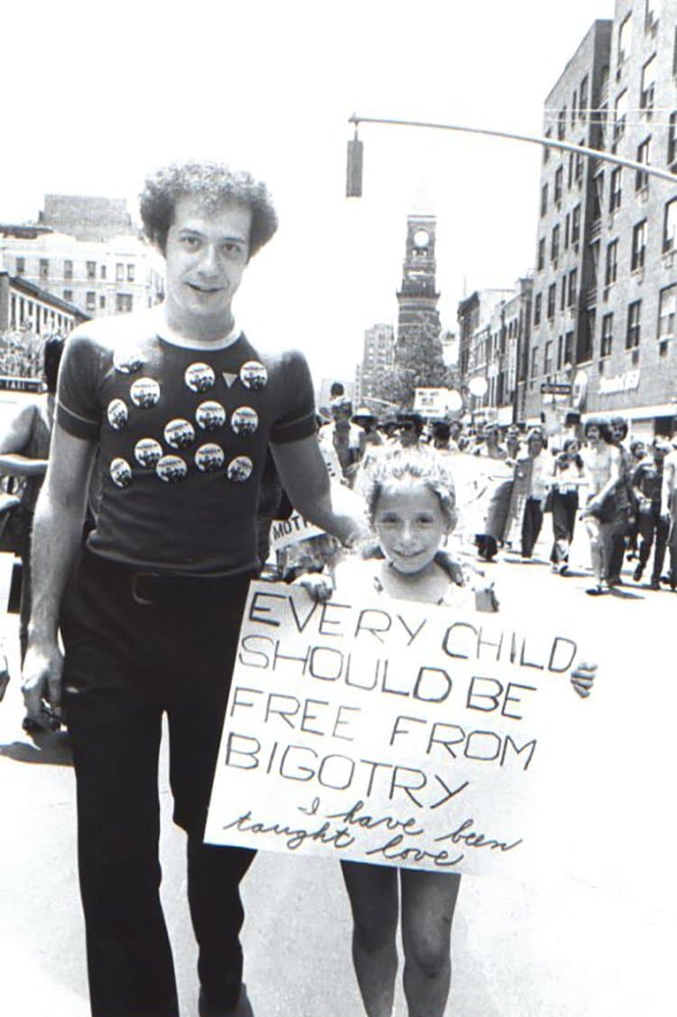 morty manford with niece avril swan circa 1975